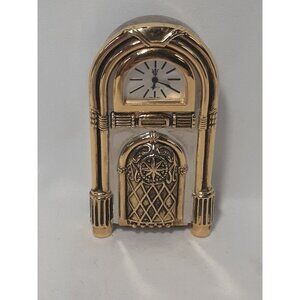 Timex Waterbury Collectible Mini Clock Jukebox Clock Brass Japan Movement